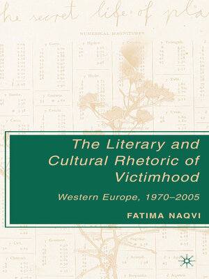cover image of The Literary and Cultural Rhetoric of Victimhood